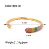 18K Gold Plated Titanium Steel Multi-Layer Diamond & Pearl Women's Bracelet