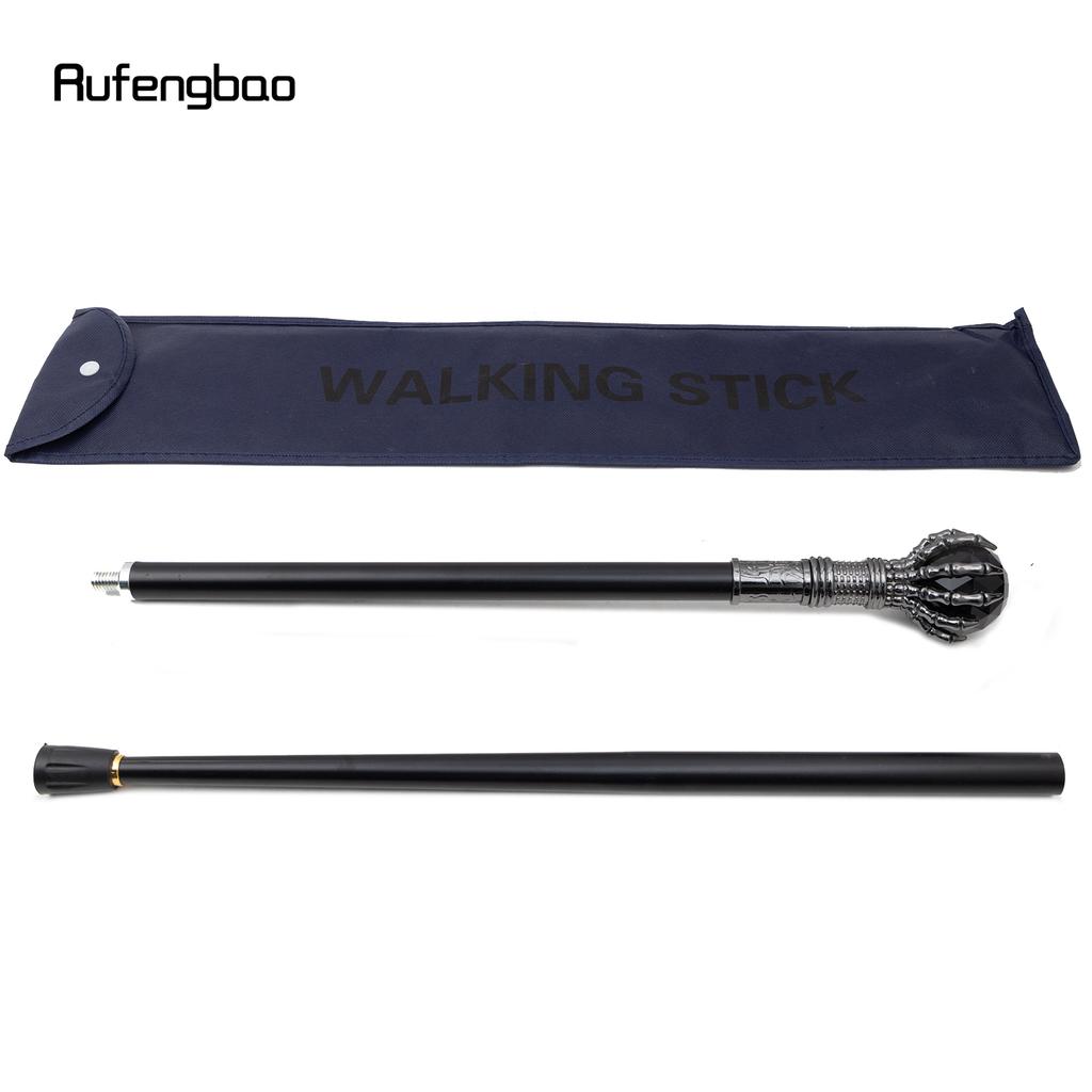 Black Glass Ball Steampunk Cane Fashion Decorative Stick Gentleman Luxury Crosier Knob Walking Stick 93cm