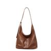Stylish Faux Leather Hobo Bag Women's Large Capacity Shoulder Bag Soft Texture Fashionable Everyday Tote Handbag