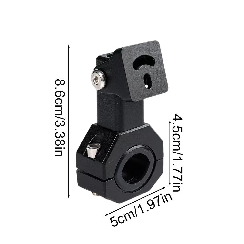 Motorcycle Light Bracket Aluminum Alloy Heavy-Duty Electric Scooter LED Light Mounting Bracket For Night Highway Riding Touring