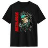 Fashion Metal Gear Solid Game Poster T-Shirt Men Round Neck 100% Cotton T Shirt  Short Sleeve Tees Birthday Present Tops