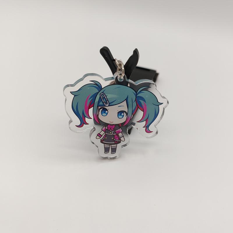 PJSK Project Sekai Colorful Stage Tutti i personaggi SD Carino Kawaii Portachiavi Acrilico Portachiavi Laccetto Accessori da Appendere