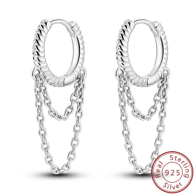 925 Silver Earrings Starry Pearl Devil Eye Simple Drop Stud Hoop Earrings for Women Girl Fashion Jewery Accessories