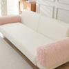 Luxurious Plush Sofa Arm Cover For Comfort And Warmth Furniture Protector Machine Washable Fuzzy Armrest Slipcover