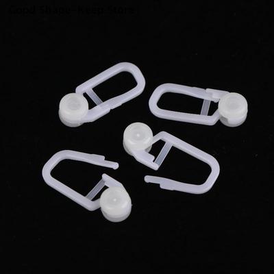 Blind Curtain Roller Hangers - 50Pcs Universal Track Rings and Hooks