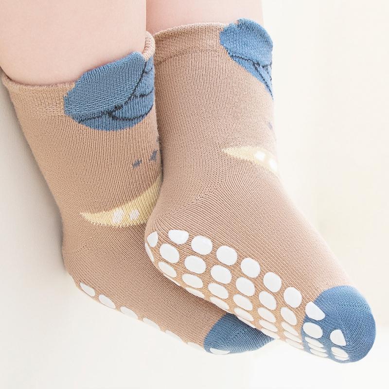 Fashion Baby Floor Socks Cute Animal Design Non-Slip Newborn Floor Socks For Girls Boys Soft Cotton Toddler Short Tube Socks For Kids