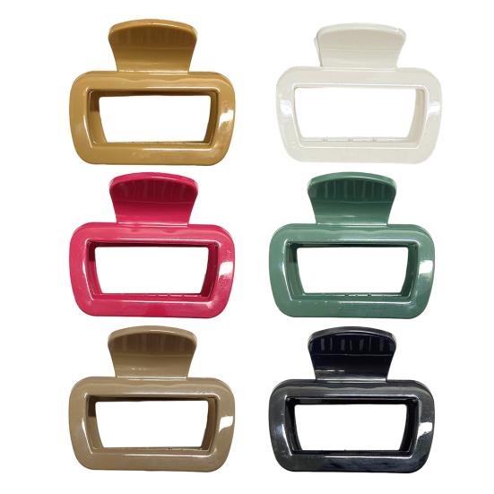 Damen Haarspange Rostfrei Federleicht Rutschfestes Design Haarkralle Hinterkopf Dusch-Haarstyling-Clip Haarschmuck