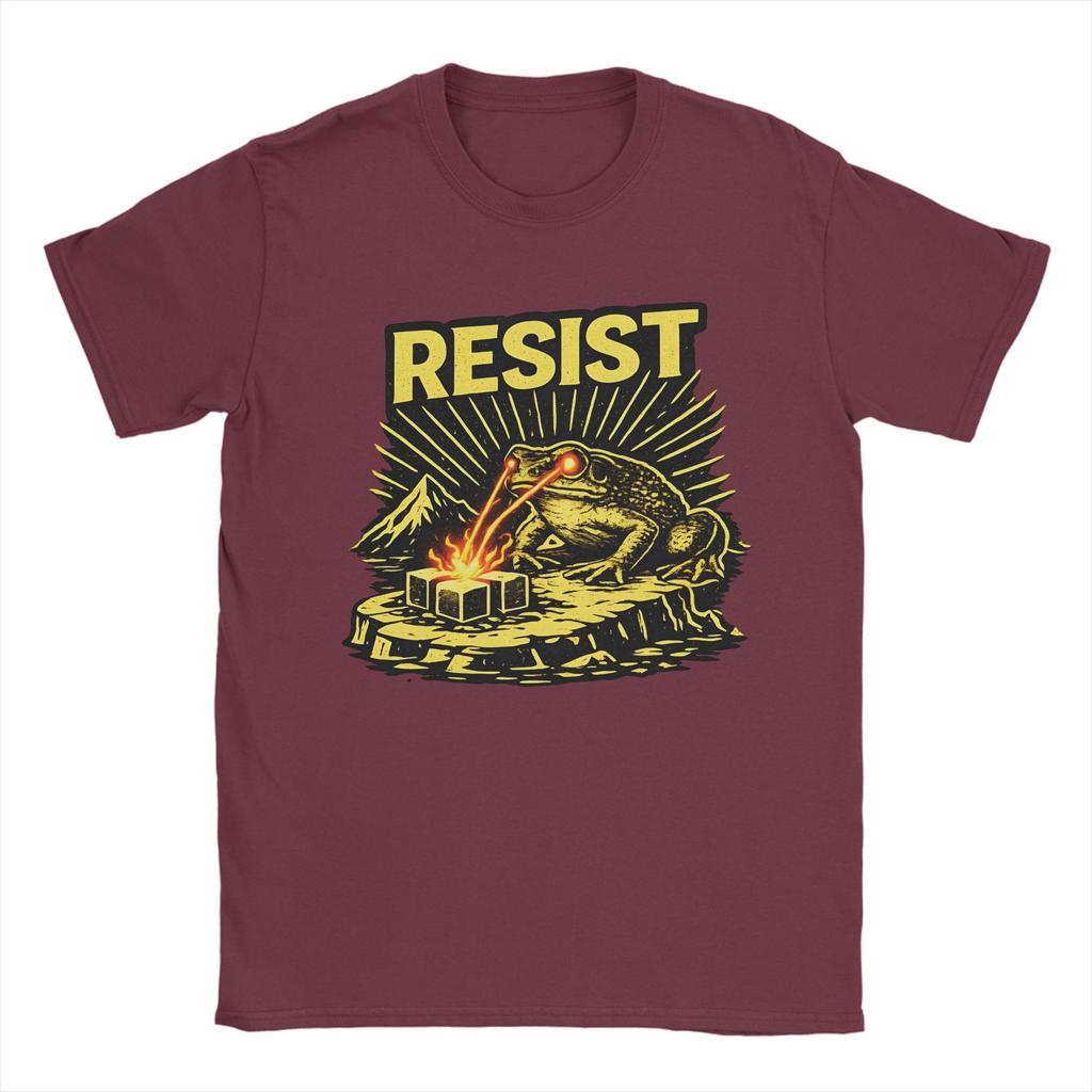 Unisex TShirts Rebel Minneapolis frog ICE Protest Vintage Cotton Tee Shirt Short Sleeve  T Shirt Round Collar Tops Gift Idea