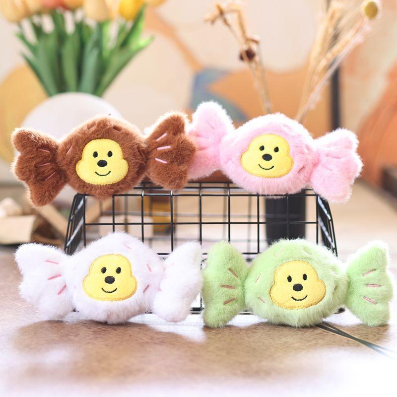 Bear Pooh Candy Plush Doll Keychain Pendant For Teens Gifts And Accessories Bag