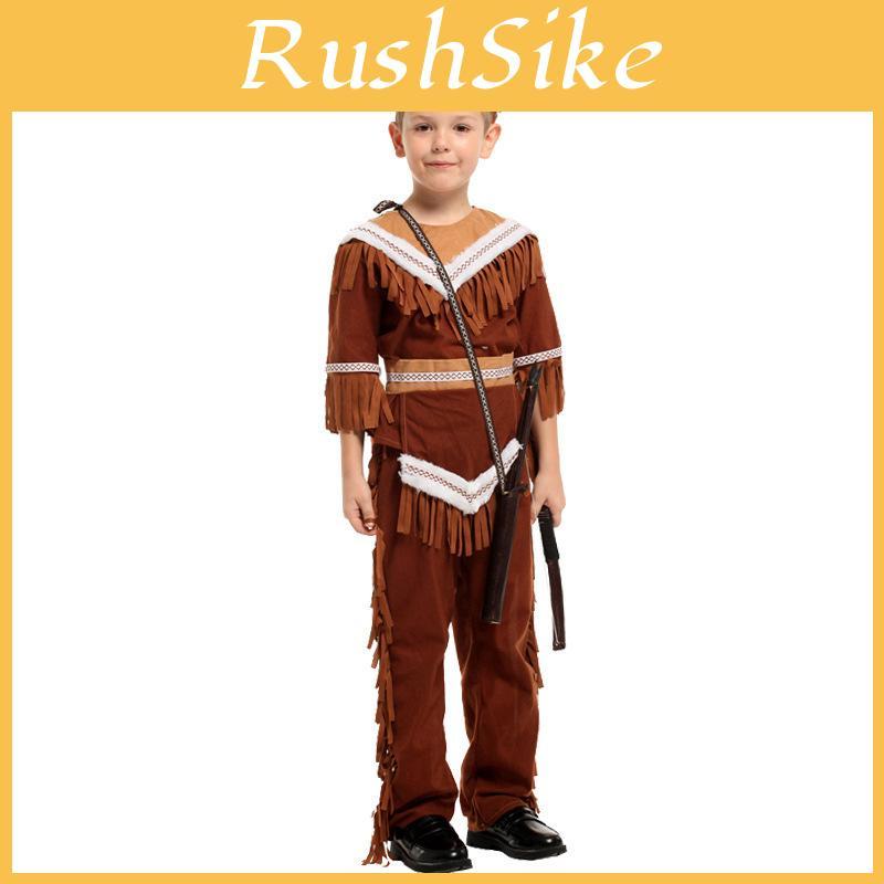Indian Costume For Kids With Expressive Authentic Design Ideal For Halloween Celebrations