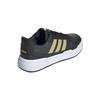Adidas Lite Baller Comfortable Non-Slip Durable Low-Top Skate Shoes Unisex Sneakers Black Gold JR5235