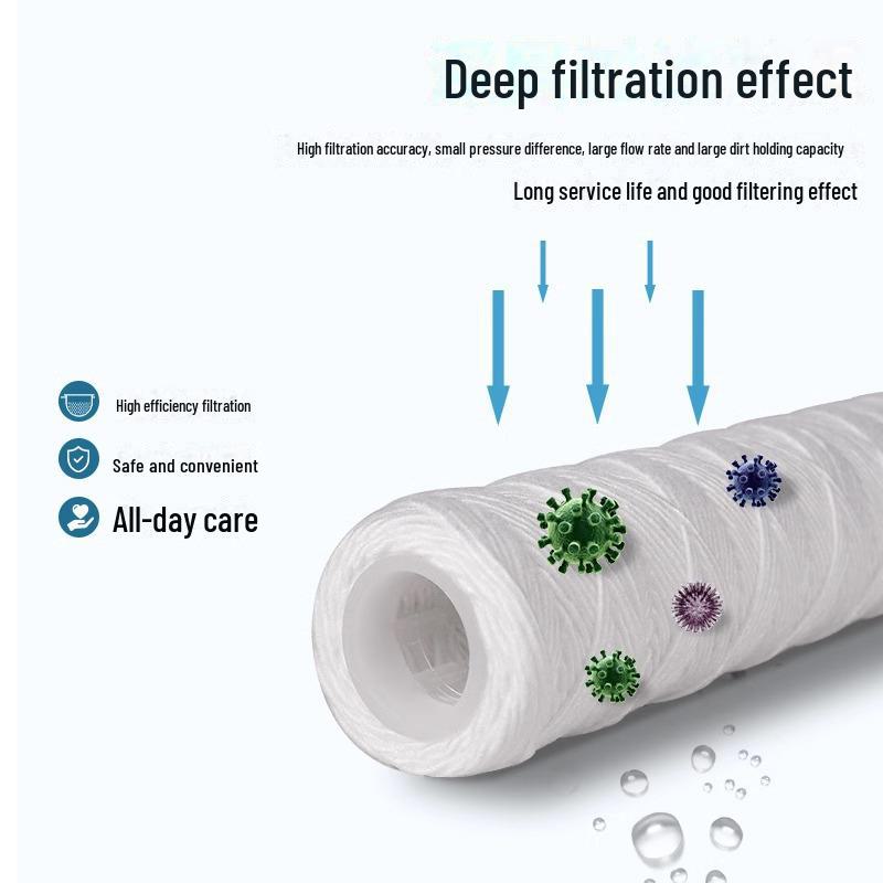10/20/30/40 Inch Cotton Wire Wound Filter Element for PCB Electroplating and Punching Machines