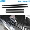 For Lexus ES ES200 250 260 300h 350 200 2018-2025 Carbon Fiber Inner Door Sill Threshold Panel Cover Car Accessories Sticker