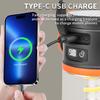 Solar Charging Camping Light Power Display Outdoor Multi-function Lighting Tent Light Multi-light Source Horse Light