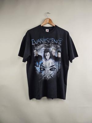 Unisex Shirt Cotton Oversize Large Size 2003 Evanescence Tshirt Retro Classic