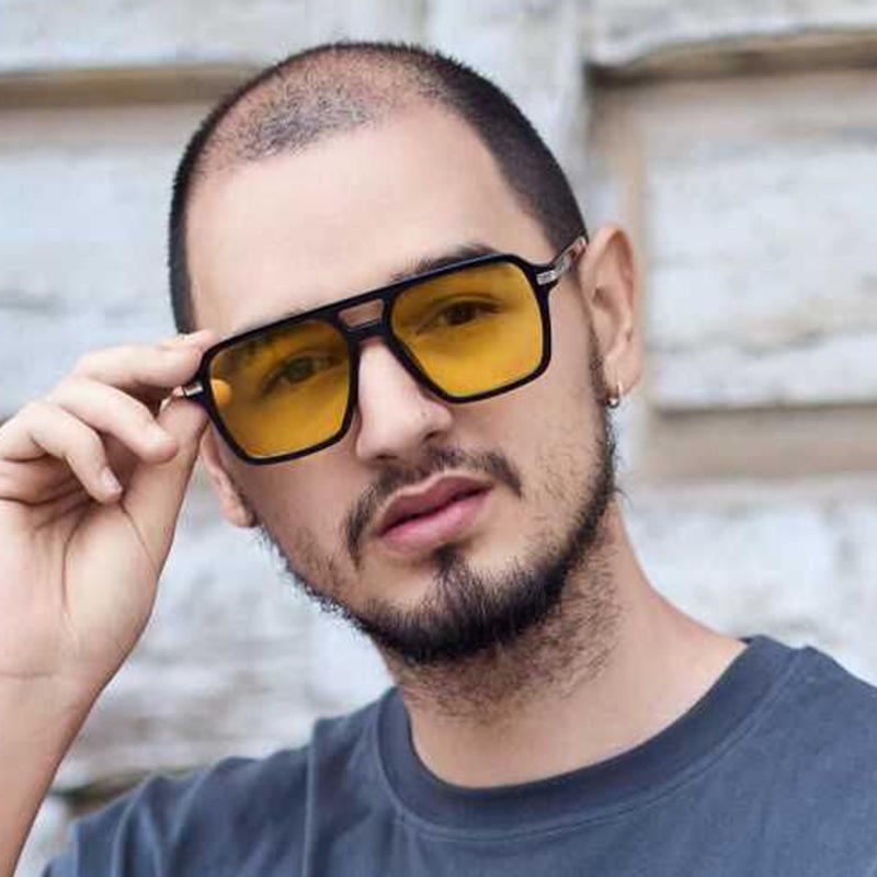 New Stylish Sunglass Women Pilot Shape Double Bridge Sun Glasses for Man High Quality Fishing Mountaineering Female Sunglass