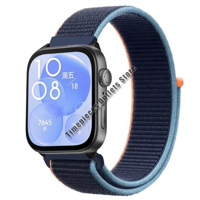 Nylon Loop Strap For Huawei Watch Fit 3 Sport Breathable Replacement Bracelet Wristband For Huawei Watch Fit 3 Belt Accessories