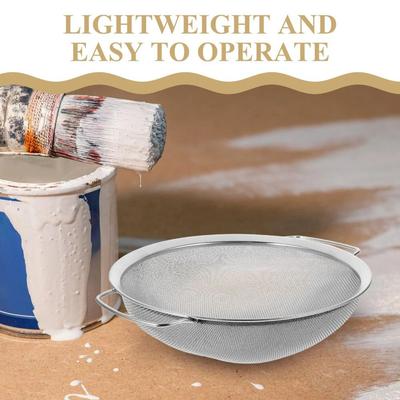 Stainless Steel Paint Strainer Reusable Fine Mesh Stainless Steel Filter Gallon Bucket Mesh Screen Oil Based Paints