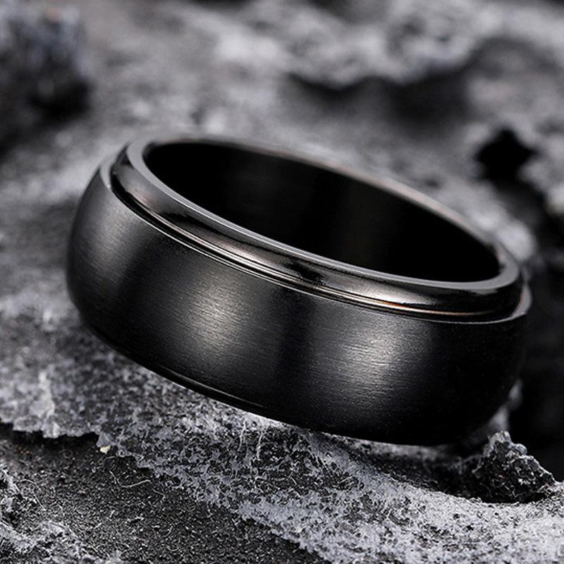 Rings, Smooth Curved Rotatable Rings, Unisex Simple Jewelry