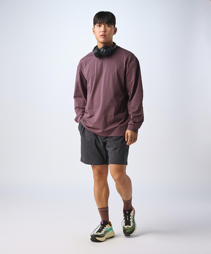 MUSINSA STANDARD SPORTS Quick-Dry Loose Fit Stitch Long Sleeve (4 Colors)
