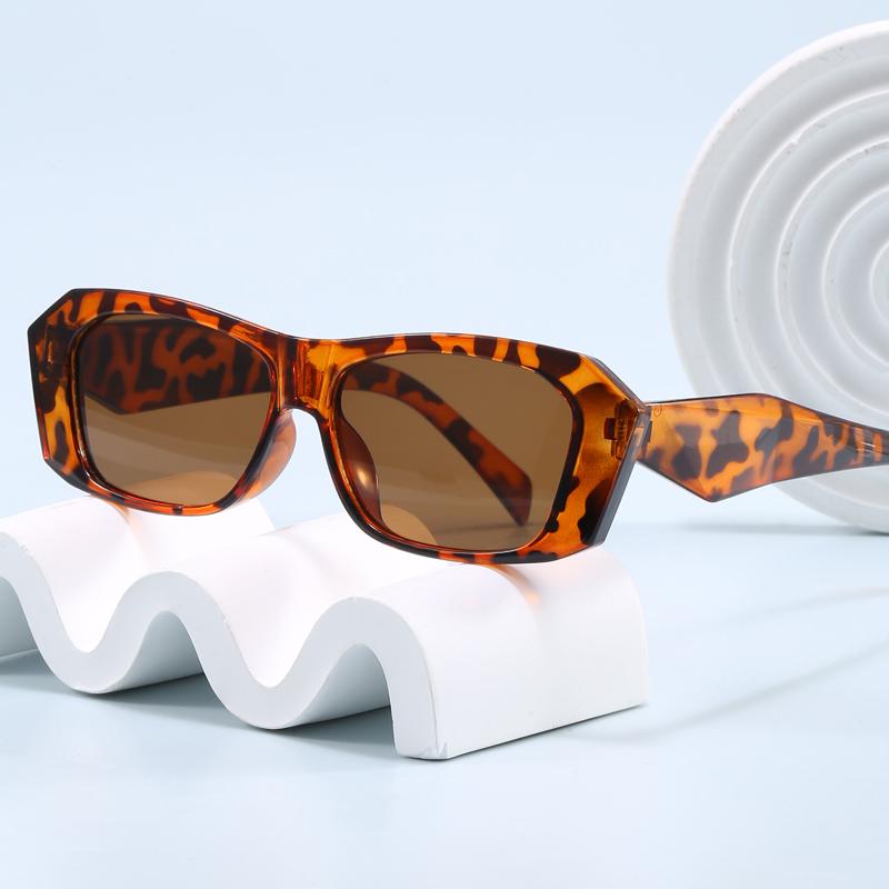 1/8pcs Luxury Polygonal Oversize Sunglasses Women Retro Square Style UV Resistant Glasses Unisex Personalized Eyewear