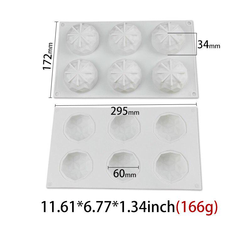 Алмазные силиконовые формы для торта — фото 5