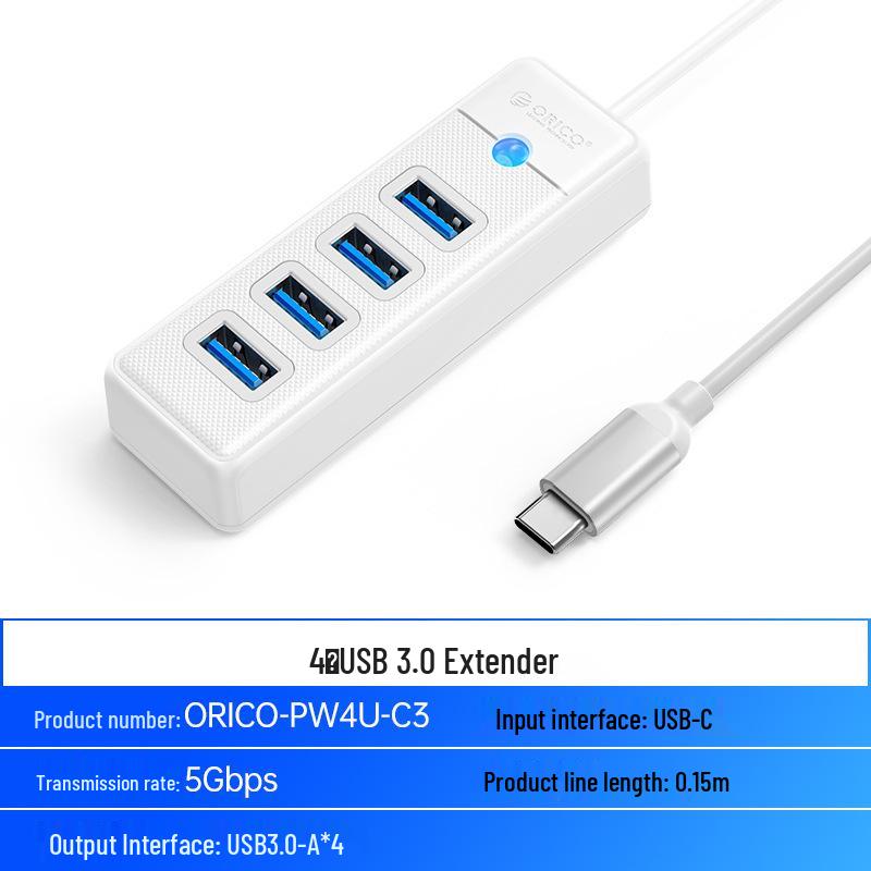 ORICO USB 3.0 4-Port Multi-Port Extension Adapter