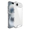 For iPhone 17 Air Case TPU Frame Clear PC Back Phone Cover