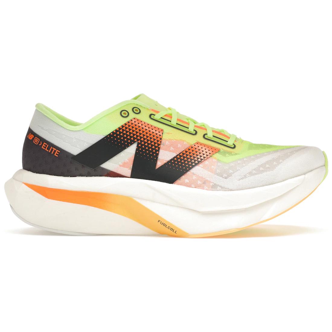 

Sneaker New Balance FuelCell SuperComp Elite v4 White Bleached Lime Glo Hot Mango (Women s)(WRCELLA4) 36