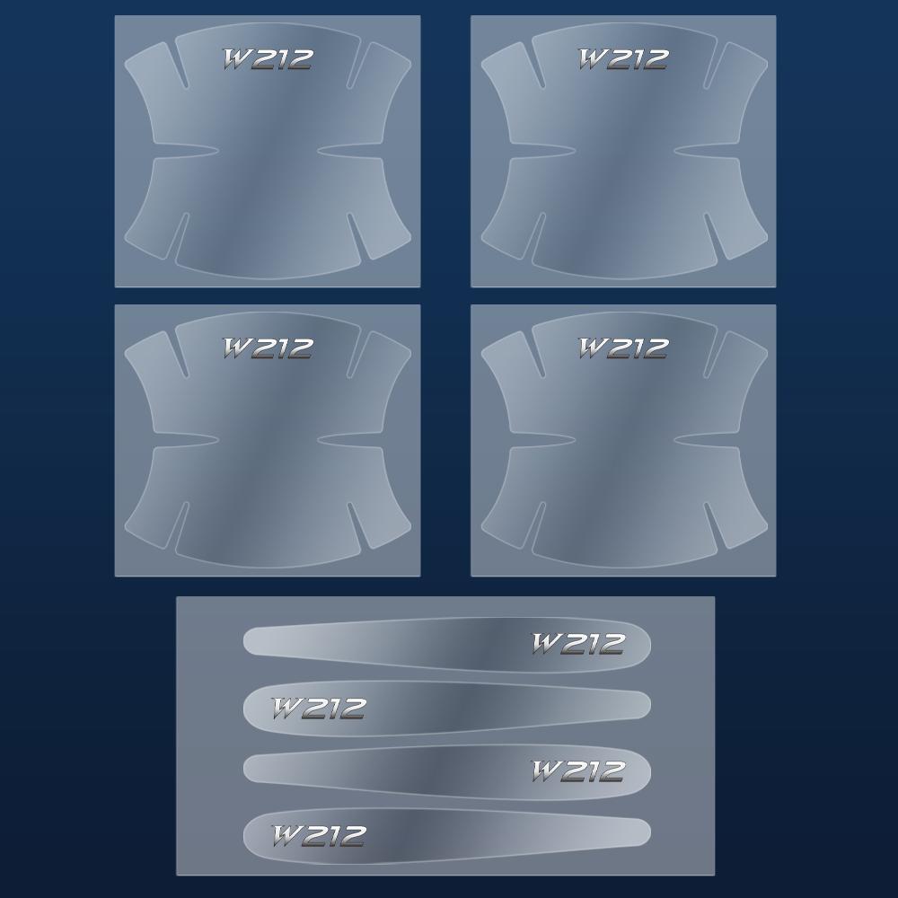 GLC GLB 8pcs Transparent Car Door Handle Protector Film Anti Scratch Stickers For Mercedes Benz AMG W212 W108 W124 W204 W205 W2