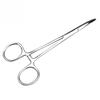 Stainless Steel Pet Dog Cat Ear Hair Tweezers Curved Tip Cleaning Clamp