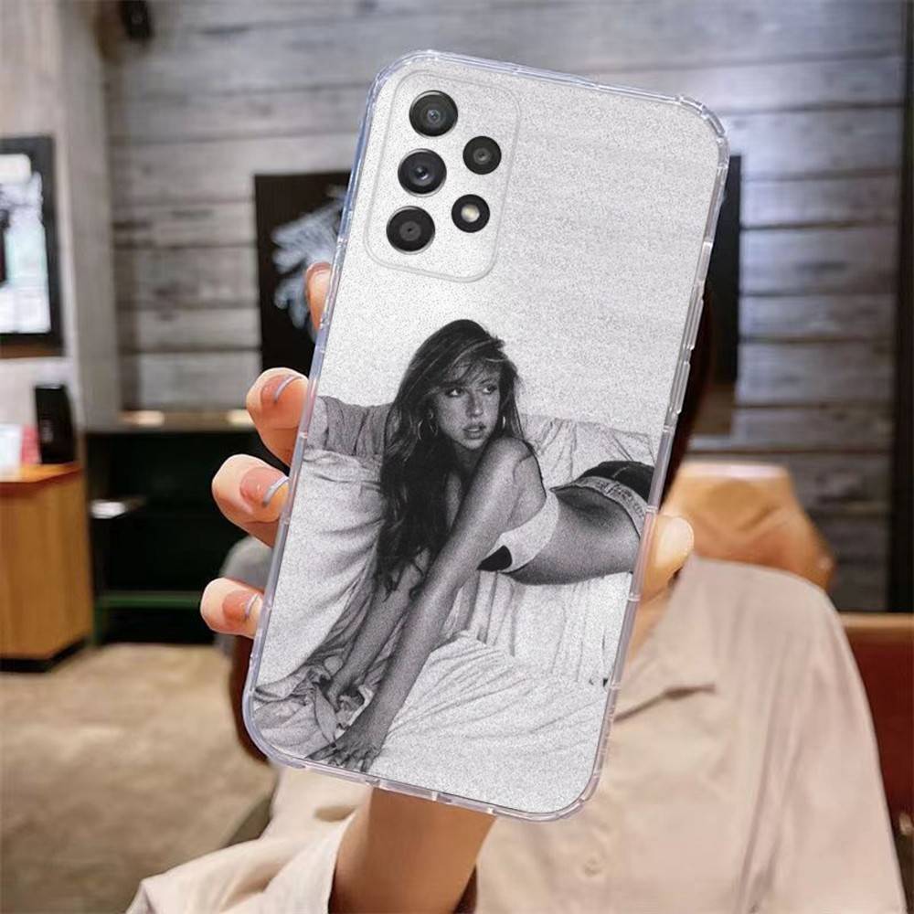 

Singer T-Tate Mcrae Greedy Phone Case For Samsung Galaxy A,71,70,52,51,40,31,50,50S,30S,21S,12,10,Note20ultra Transparent Cover samsunga52
