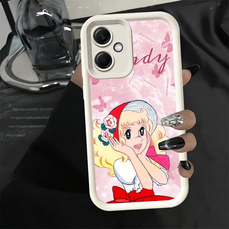 Anime Candy Candy Soft Phone Case for Xiaomi Poco X7 X6 X5 Pro X4 Gt X3 F7 Ultra M8 M7 Redmi 15C 15 14C 13 13C 12 12C 10 10C