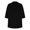 Womens Casual Loose Fit V Neck Three Quarter Sleeve Blouse Lightweight Pullover Tunic Top for Everyday Wear