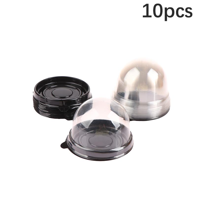 Clear Plastic Cake Boxes And Packaging Box Moon Cake Box Egg-Yolk Puff Blister Box Baking Decor Storage Container Dome Box