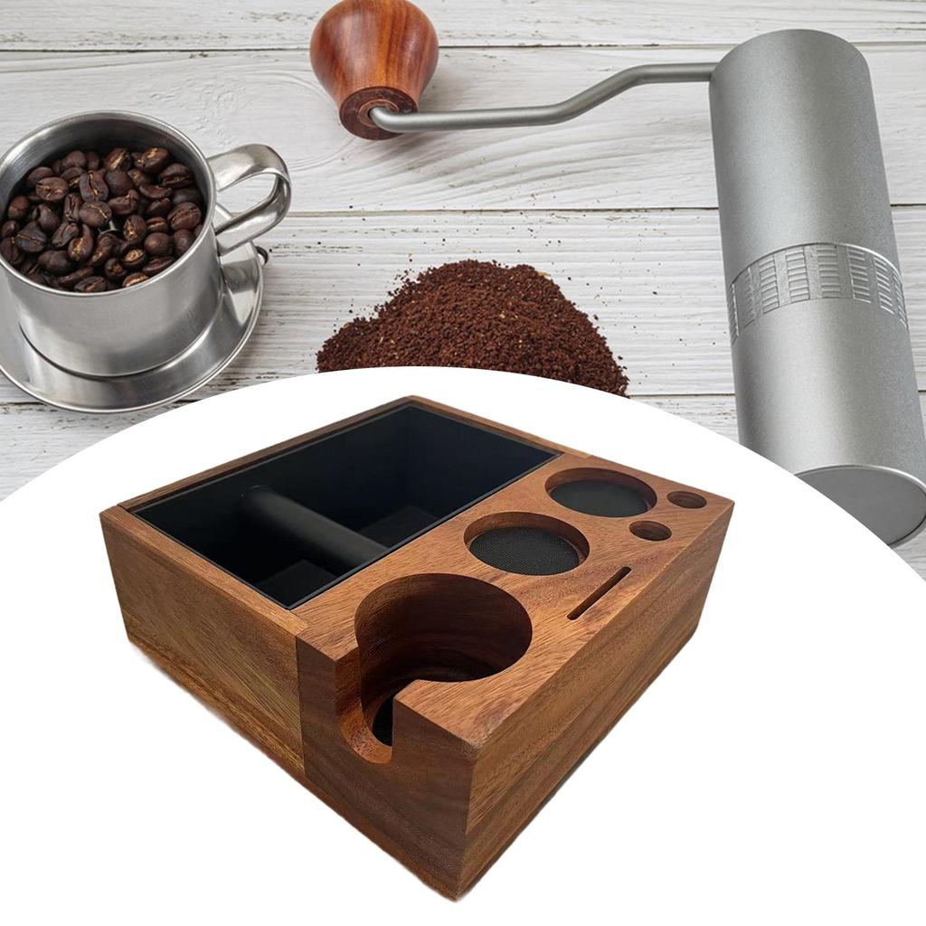 Espresso Tamper Holder Tamping Station for Coffee Cafes Counter Top L