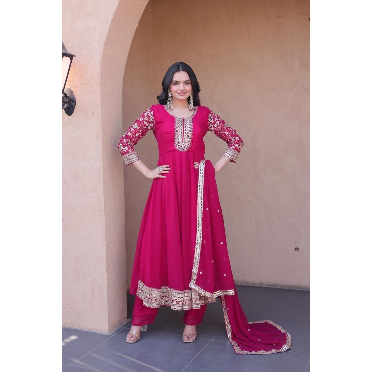 Party Wear Pakisatni Salwar Kameez Indian Bollywood Ethnic Anarkali Suit Dress