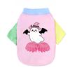 1 Pc Halloween Pet Shirts Cute Ghost Pumpkin Print T‑Shirt Cats & Dogs Costume Festival Apparel For Party Cosplay