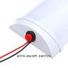 72 LED Interior Light Bar 12V-80V for Car/Van/RV/Truck - Bright White with Switch