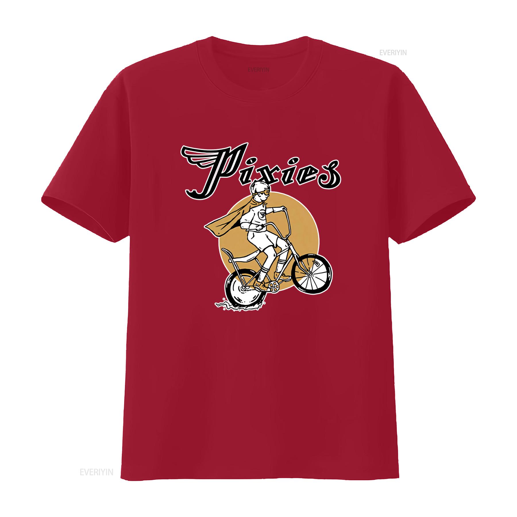 The Pixies Tonys Theme Surfer Rosa Alternative Rock Music Band T Shirt PIX70498 vintage Washed Breathable homme Versatile S