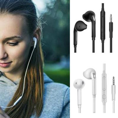 Fones de ouvido para Samsung S6/S7 Edge com ajuste remoto e microfone estéreo com fio e intra-auricular de 3,5 mm K3R8