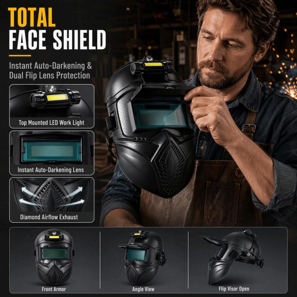 Flip Up Goggles Color Auto Darkening Welding Helmet Welding Shield Welder Cover Protection