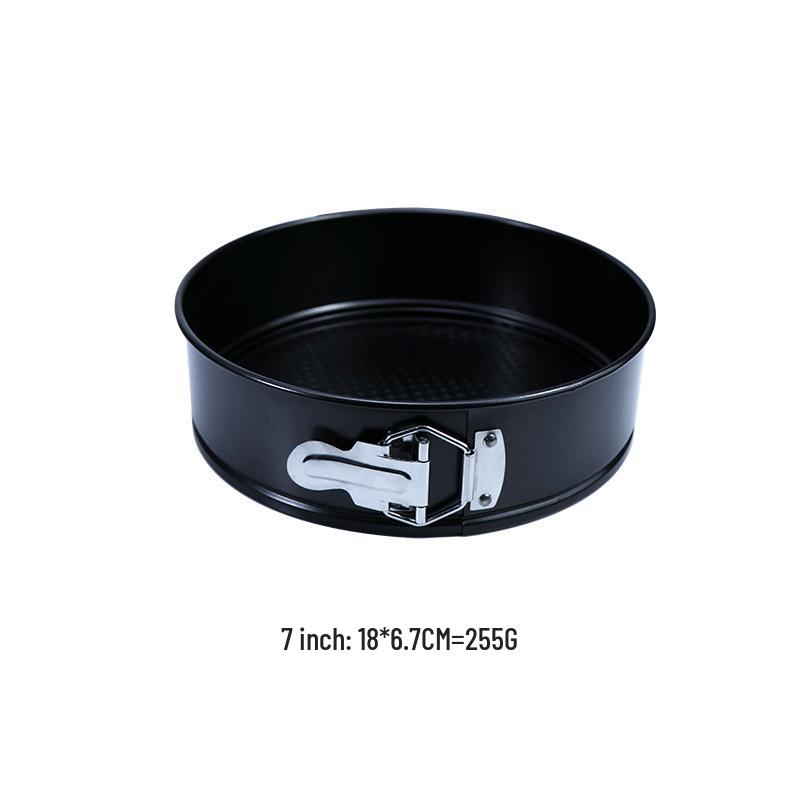 Thickened Carbon Steel Round Springform Cake Pan with Removable Bottom and Non-Stick Surface