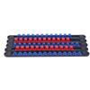1/2 1/4 3/8 Socket Clip Rail Holder Socket Sliding Stand Sleeve Rail Rack Tool 360° Swivel Socket Organizer Abs Socket Organizer
