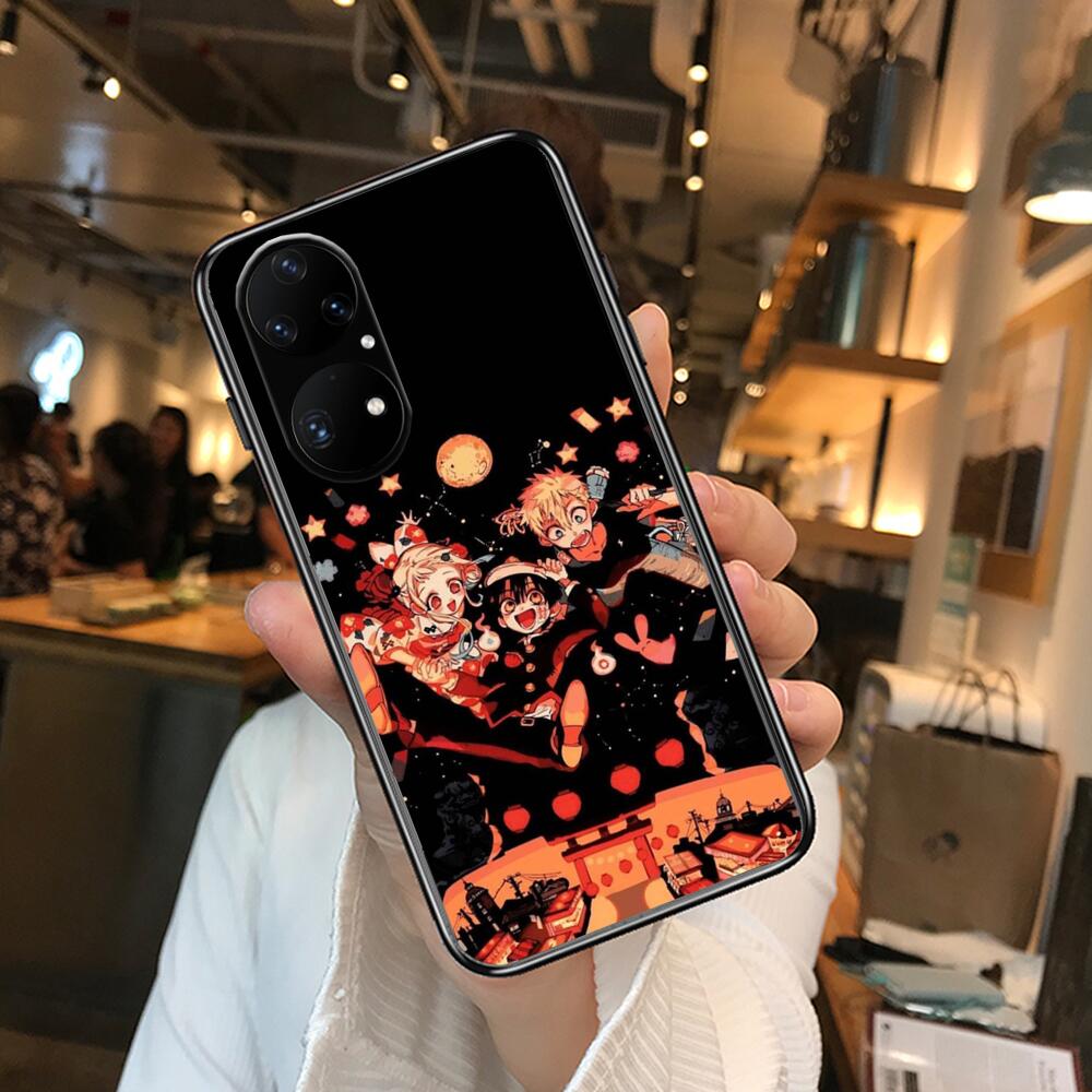 Toilet-bound Hanako-Kun Anime Phone Case For Huawei P50 P40 P30 P20 10 9 8 Lite E Pro Plus Black Etui Coque Painting Hoesjes Com