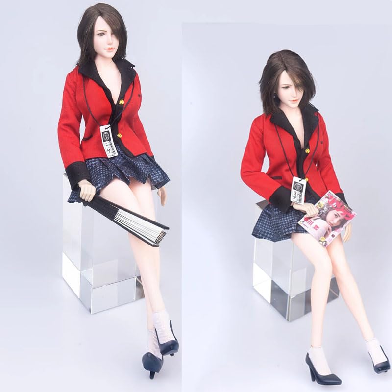 Weibliche Actionfigur Kleidung Uniform JK Rock Anzug Tragen Modell Set Puppe Uniform Fit 12 Zoll Actionfigur Basis Cosplay Uniform 1/6