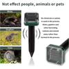 4pcs Mole Repeller Solar Mole Repellent Ultrasonic Ip66 Waterproof Solar Powered Animal Scarer Repellent Repel Mole, Gopher, Snake,rodent, Mouse, Chas