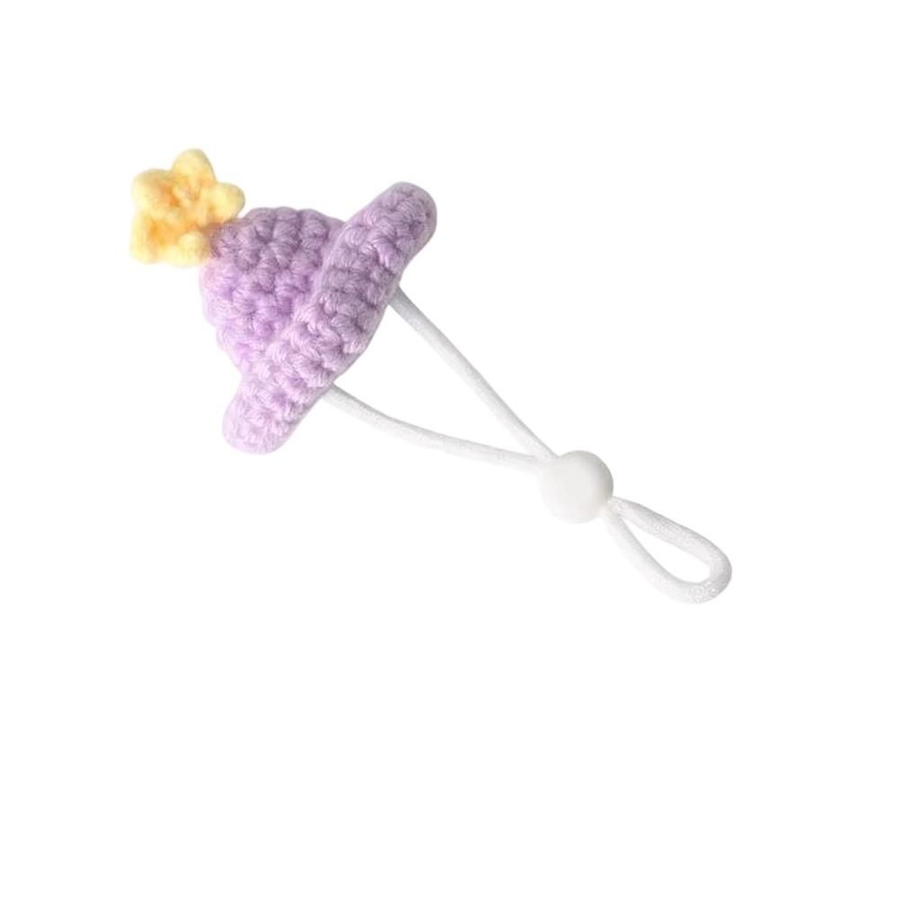 Hvězdná pletená čepice pro křečka Pet Hat DIY hračka Oblečení Doplňky