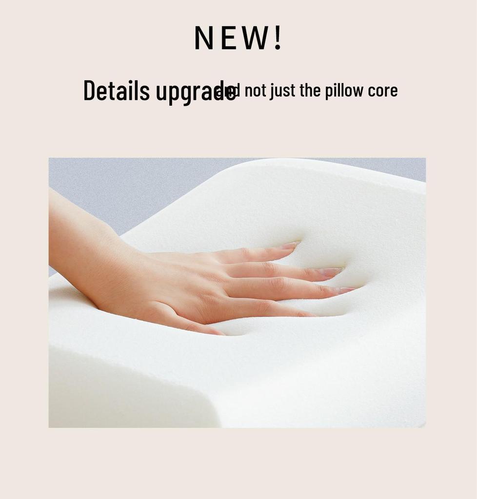 Orthopedic Memory Foam Pillow - Slow Rebound, Neck Support, Cervical Spine Relief, Ideal for Home, Hotel & Dormitory.