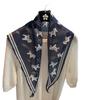 Women Casual All Match Printed Triangle Neck Scarf Fashion Decorative Neck Accessory